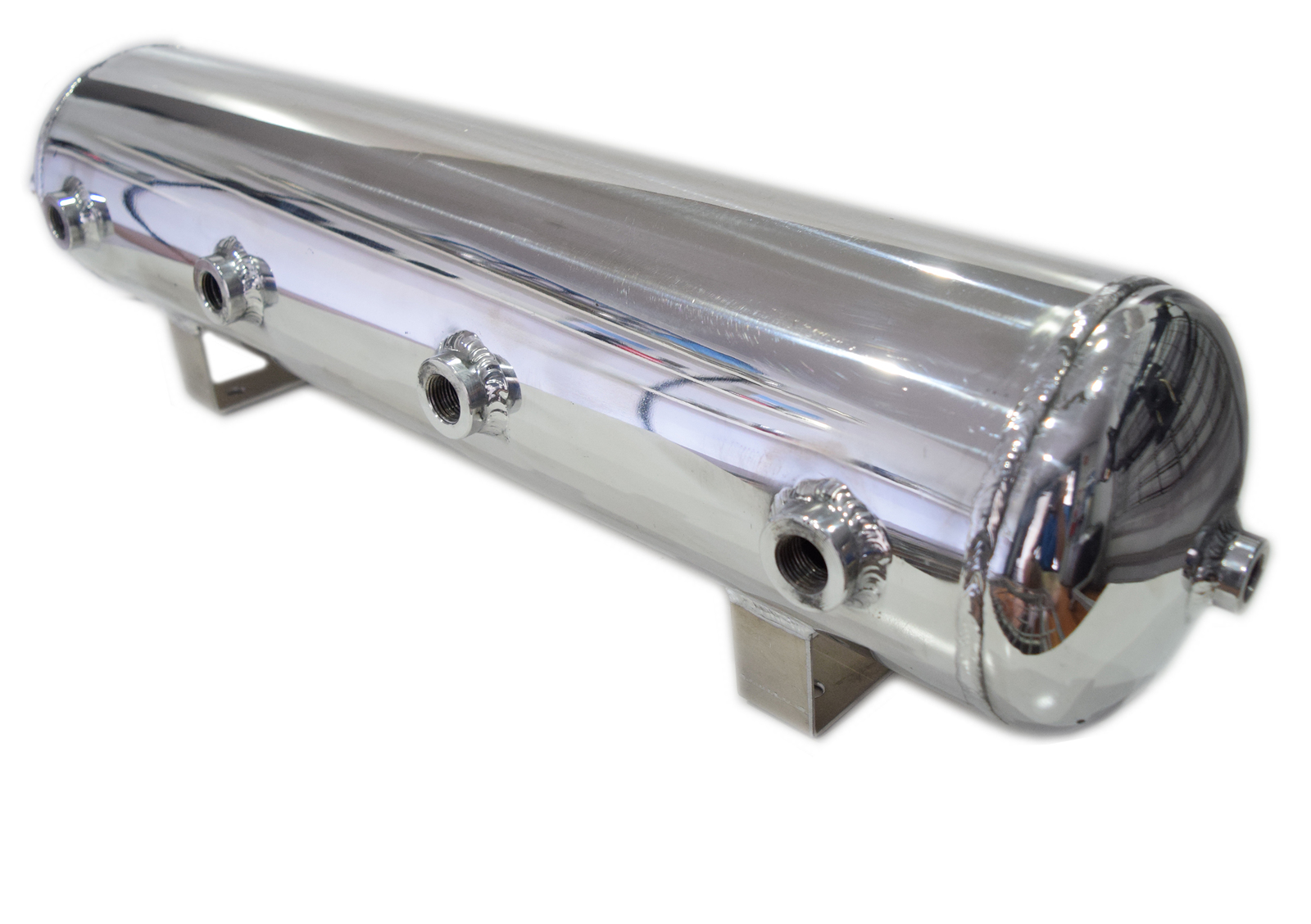 15ltr Aluminium Air Tank 9 Port 0200psi 750x220x180mm