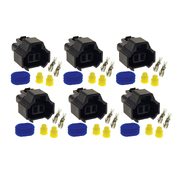 Set of Fuel Injector Connector Plugs For Toyota FZJ79R Landcruiser 4.5 1FZFE 1999-2007