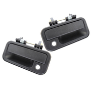 Pair of Front Black Outer Door Handles For Holden TF Rodeo 1988-2003