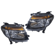 Pair of Headlights (Black Type) suit Ford PX Ranger 2011-2015 Models