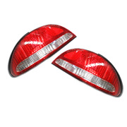 Pair of Tail Lights (Red/Clear) suit Ford EF Falcon Sedan 1994-1996