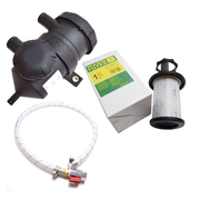Mann & Hummel Provent 200 Oil Separator Catch Can Filter + Replacement Filter & Drain Kit suit 4wd Turbo Models