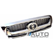 Performance Type Grille Chrome W Black Mesh For Toyota Hilux 2008-2011 Models