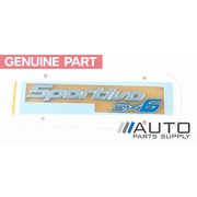 Genuine Boot Badge "Sportivo SX6" For Toyota GSV40R Aurion 2006-2011