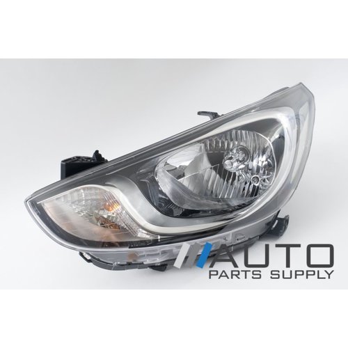 Hyundai RB Accent LH Headlight Head Light Lamp 2011-2013 *New Aftermarket*