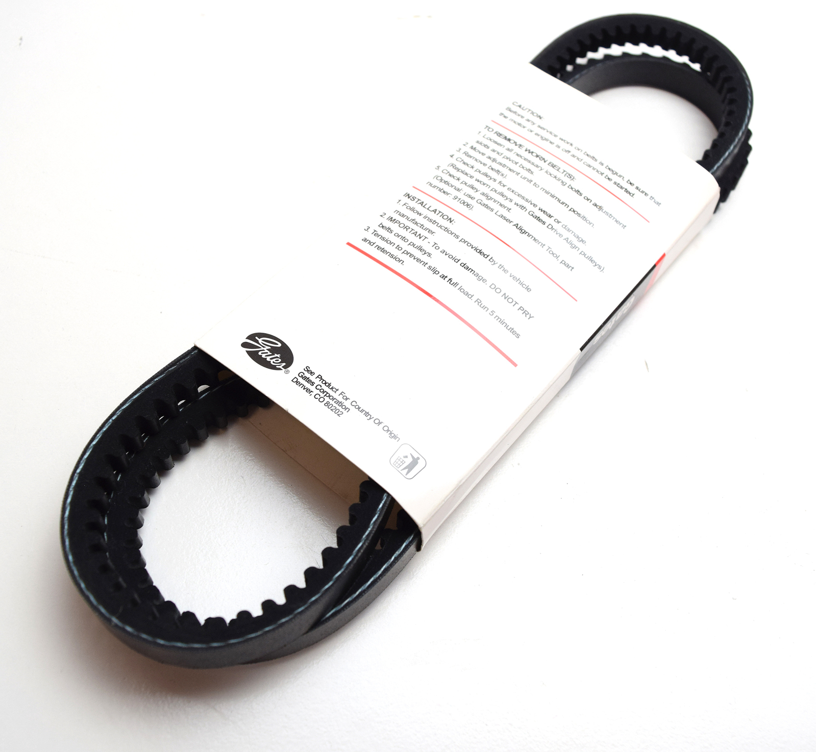 11A1195 Gates brand V Belt Drive Serpentine Fan Belt