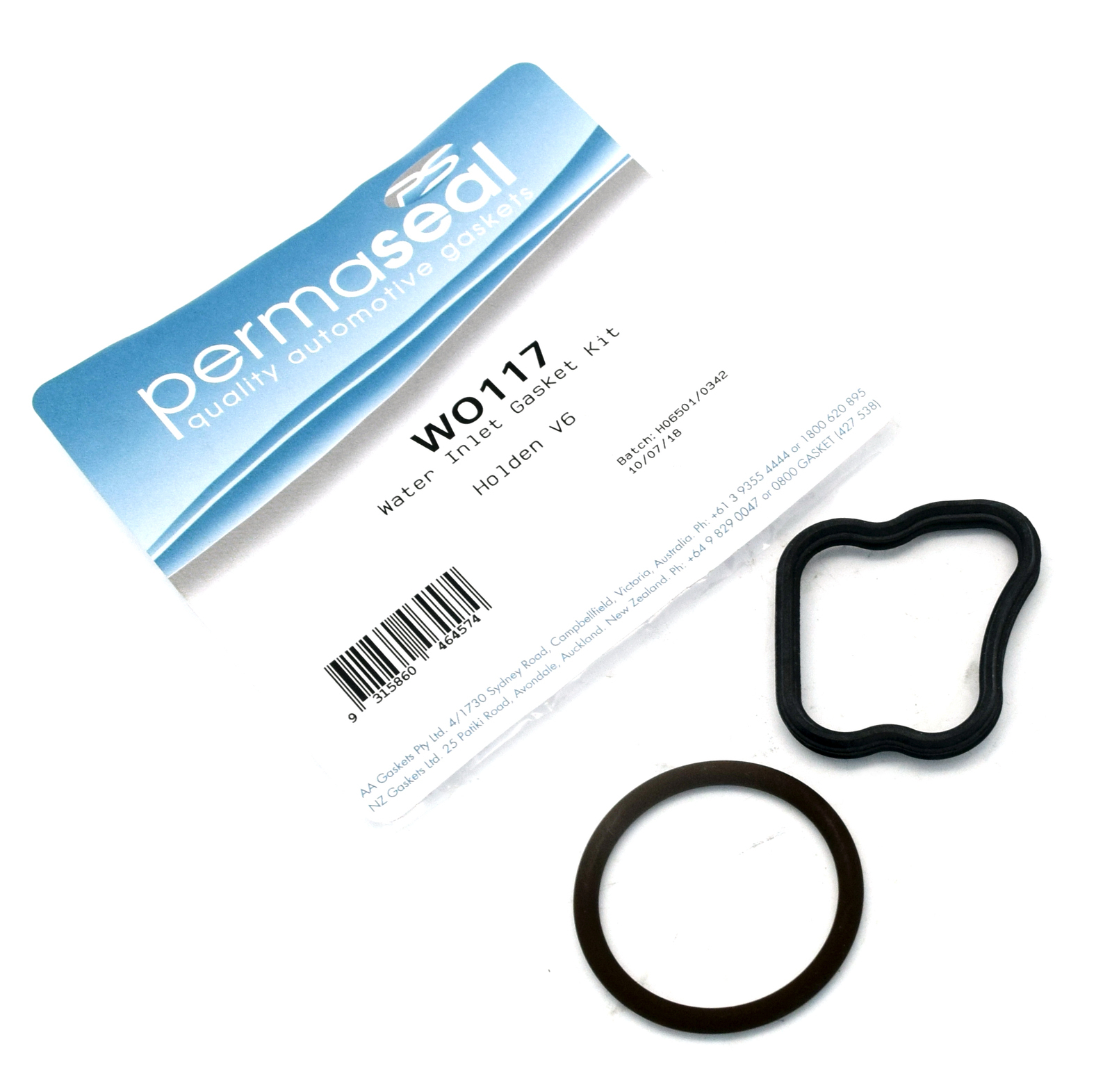 Holden VE Commodore Front Water Inlet Seal Kit 3.6ltr V6 20062013