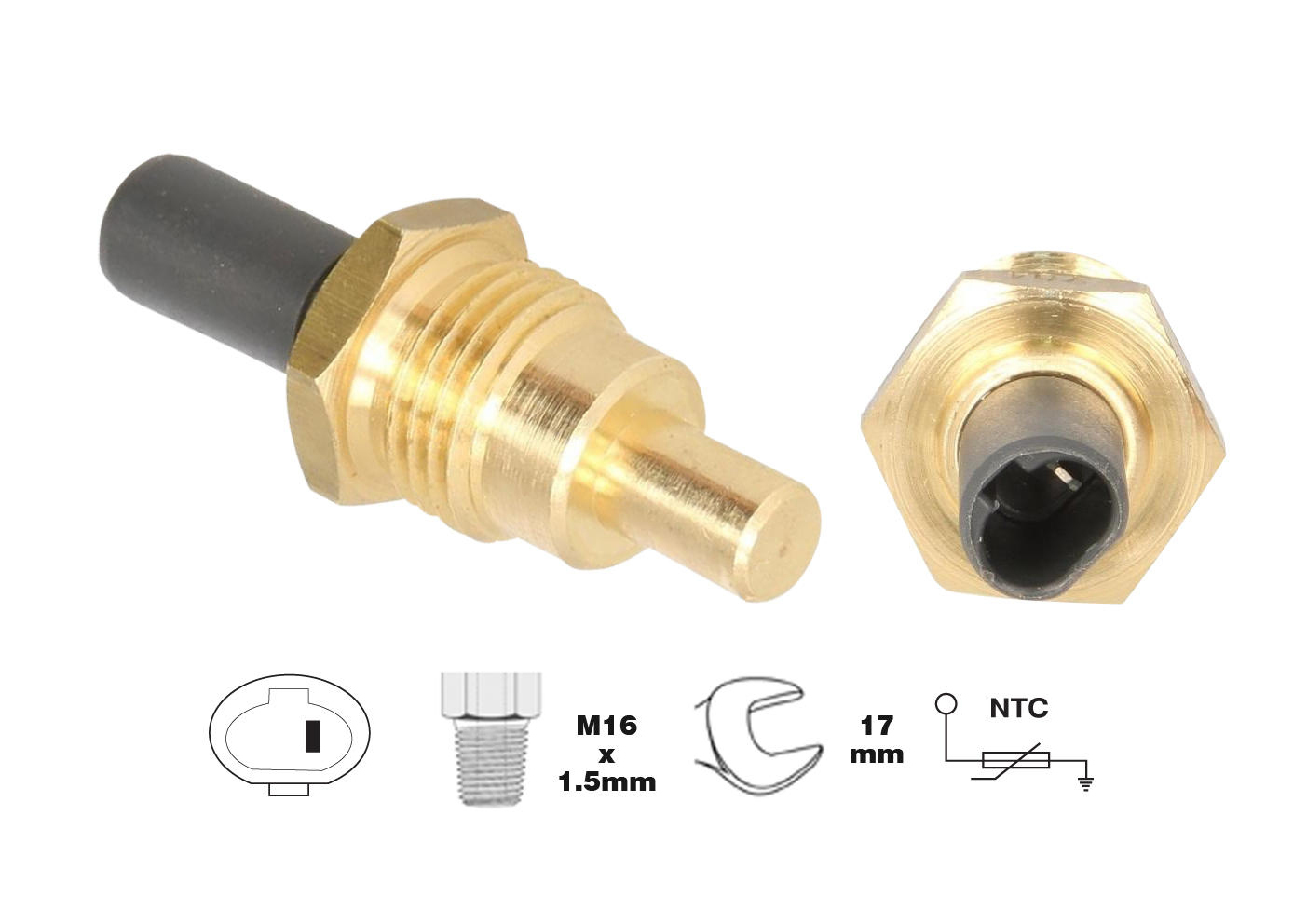 thumbnail image 2 of Coolant Temperature Sensor For Landcruiser FZJ105 1FZ-FE 4.5L (1998-2002) – AutoNova 2 of 6