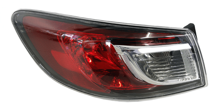 thumbnail image 2 of Halogen Tail Light Set For 2007-2009 Mazda 3 Hatchback - Clear Standard Type 2 of 6