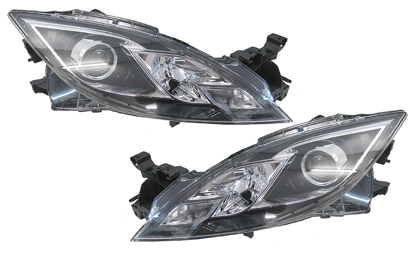 Mazda GH 6 LH + RH Headlights Head Lights Lamps Halogen