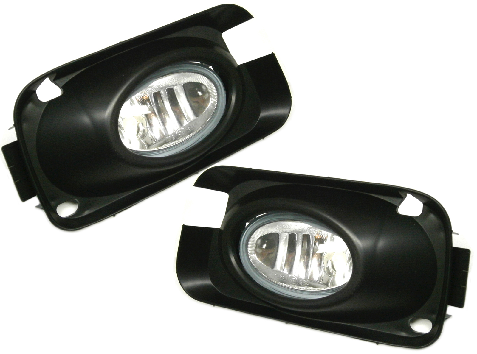 thumbnail image 2 of Spec-D Tuning Clear Fog Lights For 2003-2005 Honda Accord Coupe – With Switch & Wiring 2 of 5