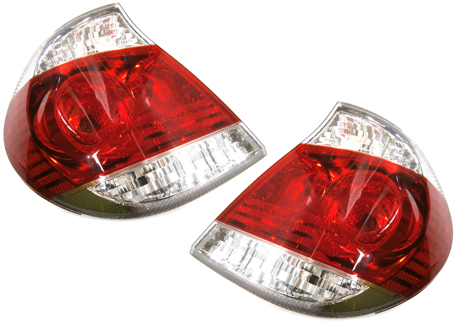 Pair Tail Lights For Toyota Camry 2012-2014 – LH & RH Replacement Lamps Crystal Chrome
