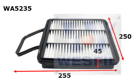 WESFIL AIR FILTER FOR GREAT WALL X240 2.4L 2011-on WA5235