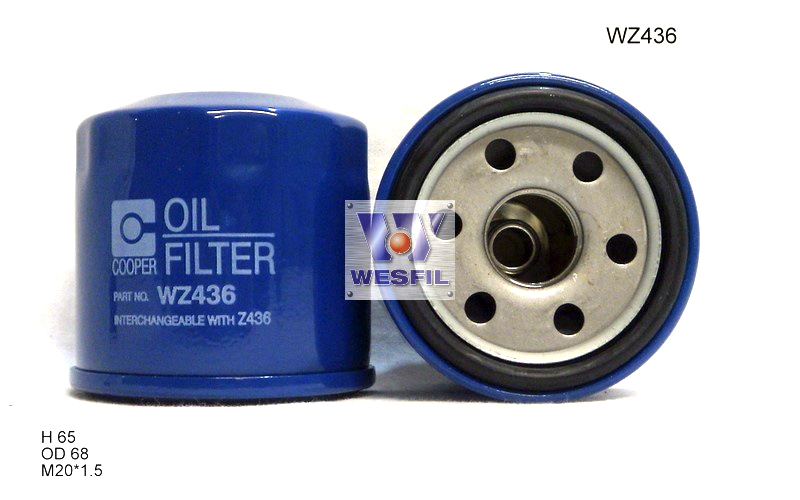 Cooper Oil Filter For Subaru BL / BP Liberty 2.5ltr EJ252 20032007