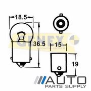 BA15S 12V 5W Bayonet Bulbs (Box of 10)