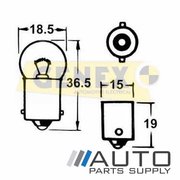 BA15S 12V 10W Bayonet Bulbs (Box of 10)