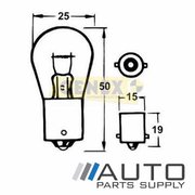BA15S 12V 21W Bayonet Bulbs (Box of 10)