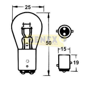 Single BAY15D 12V 21/5W Bayonet Bulb / Globe (47380)