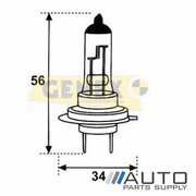 H7 24V 70W PX26D Halogen Bulb (Single)