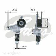 Drive Belt Tensioner Suit Toyota Rav4 2.4ltr 2AZFE ACA38R 2010-2013