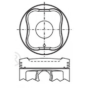 STD Piston Set Suit Toyota Hilux 4ltr 1GRFE GGN25R 2005-2015