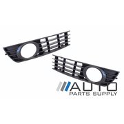 Audi A4 LH + RH Fog Light Surrounds Bar Grille Inserts B6 2001-2004 Models *New*
