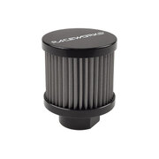 Raceworks Small AN-8 PCV Oil Breather Black - ALY-058BK