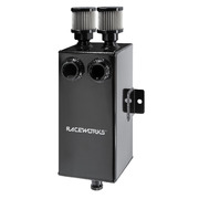 Raceworks 3.5ltr Black Aluminium Catch Can With Drain Tap -  ALY-065BK