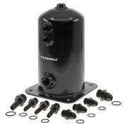Raceworks 1.5ltr Surge Tank AN-8 Single Outlet Black - ALY-068BK