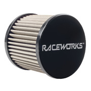 Raceworks Large AN-10 PCV Oil Breather Black - ALY-058BK