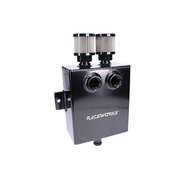 Raceworks 2.7ltr Black Aluminium Catch Can With Drain Tap -  ALY-156BK