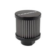 Raceworks Small AN-12 PCV Oil Breather Black - ALY-161BK