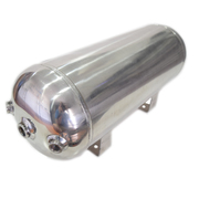 9ltr Stainless Steel Air Tank 6 Port 0-200psi 450x220x180mm