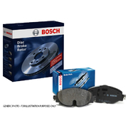 Bosch Front Brake Disc & Pads (VSC-319mm) suit Toyota Hilux 4wd 2005-2015