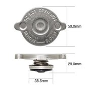 RADIATOR CAP 14PSI 95KPA RECOVERY TYPE METAL - Part# CA1495