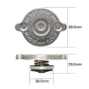 RADIATOR CAP 20PSI 135KPA RECOVERY TYPE METAL - Part# CA20135