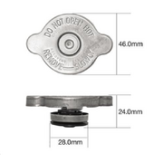 RADIATOR CAP 18PSI 125KPA METAL RECOVERY TYPE - Part# CB18125