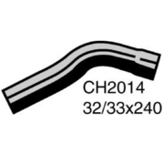 Top Radiator Hose For Toyota LN111R Hilux 2.8ltr 3L 1988-1997