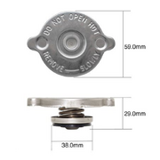 RADIATOR CAP 4PSI 30KPA METAL NON RECOVERY TYPE - Part# CN0430