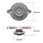 RADIATOR CAP 7PSI 50KPA METAL NON RECOVERY TYPE - Part# CN0750