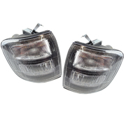 LH + RH Clear Indicators Corner Lights suit Mitsubishi NL Pajero GLS 1997-2000