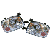 Pair of Headlights To Suit Nissan D22 Navara 2001-2014 Models