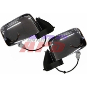 Pair of Chrome Electric Door Mirrors Suit Nissan Navara D22 2001-On