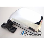 LH Chrome Manual Door Mirror suit Nissan GQ Patrol 1988-1991