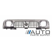 Grey / Chrome Grille suit Nissan GQ Patrol series 2 1994-1999 Models