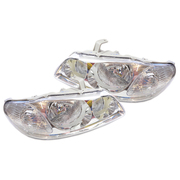 Pair of Headlights To Suit Nissan N16 Pulsar Sedan Update Series 2 2003-2006