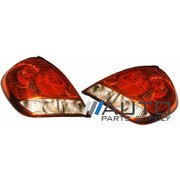 Pair of Tail Lights suit Nissan N16 Pulsar Sedan Series 2 2003-2006