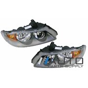 Pair of Headlights (Grey Type) suit Nissan N16 Pulsar Hatchback 2002-2003