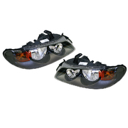 Pair of Headlights (Black Type) suit Nissan N16 Pulsar Hatchback 2003-2005