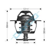 Ford Mondeo Thermostat 2.0L 4 cyl ZH20 1995 - Oct 1995 *Dayco*